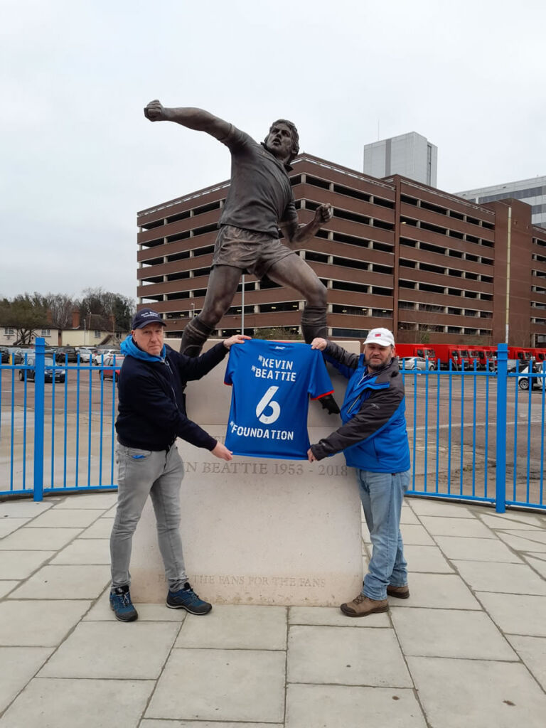 Kevin Beattie status outside Portman Road
