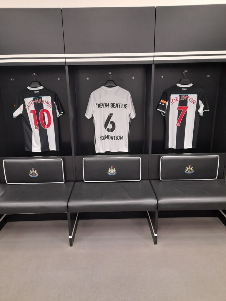 Kevin Beattie Foundation visit Newcastle United FC