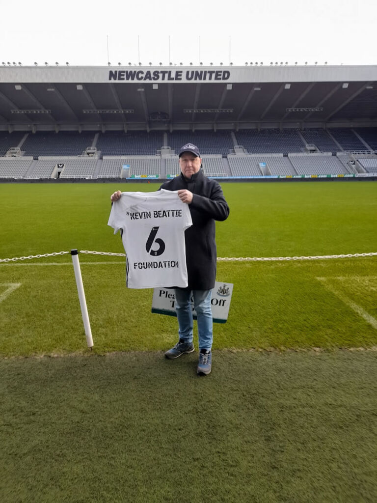 Kevin Beattie Foundation visit Newcastle United FC